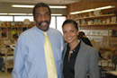 Bill Strickland with Victoria Rowell